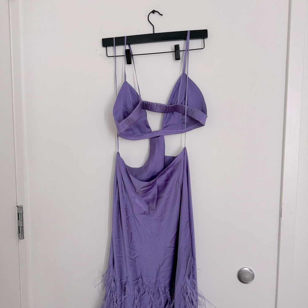 Cult Gaia Raisa Gown in Lilac Purple - Picture 7 of 14
